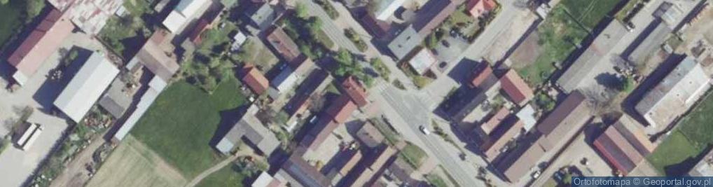 Zdjęcie satelitarne Biblioteka Dobrzeń Wielki, filia w Chróścicach