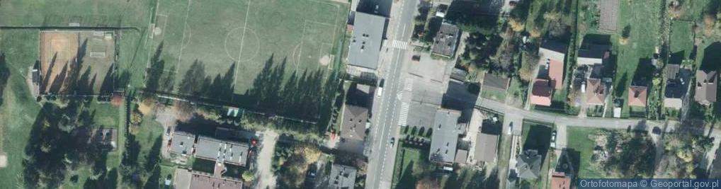Zdjęcie satelitarne biblioteka Filia Kaniów