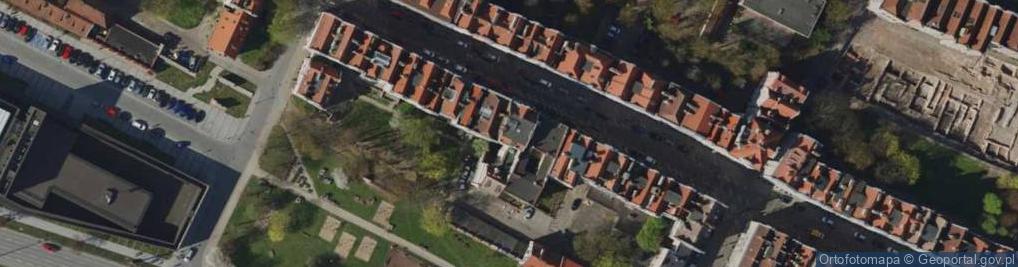 Zdjęcie satelitarne Biblioteka Główna Brytyjska Uniwersytetu Gdańskiego