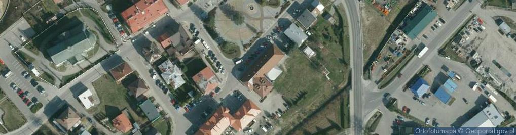 Zdjęcie satelitarne Biblioteka GOKiW w Wielopolu Skrzyńskim