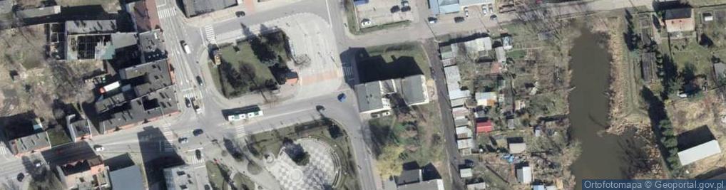 Zdjęcie satelitarne Biblioteka im. Marii Skłodowskiej-Curie