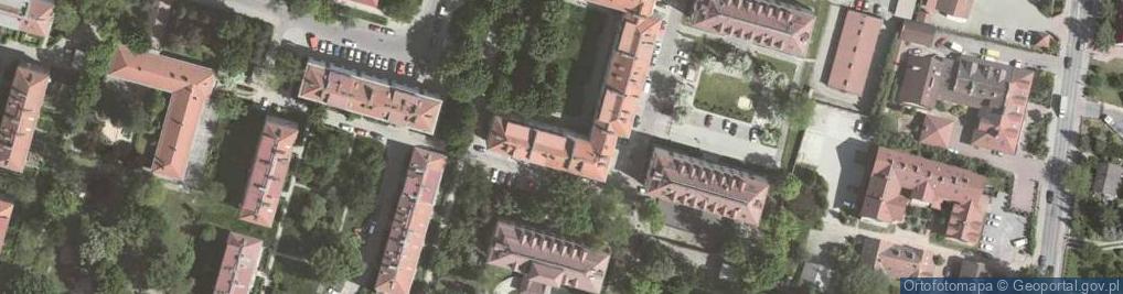 Zdjęcie satelitarne Biblioteka Kraków. Filia nr 54