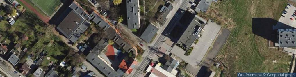 Zdjęcie satelitarne Biblioteka Miejska w Luboniu