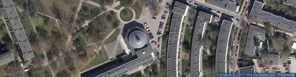 Zdjęcie satelitarne Biblioteka Publiczna Dzielnicy Żoliborz