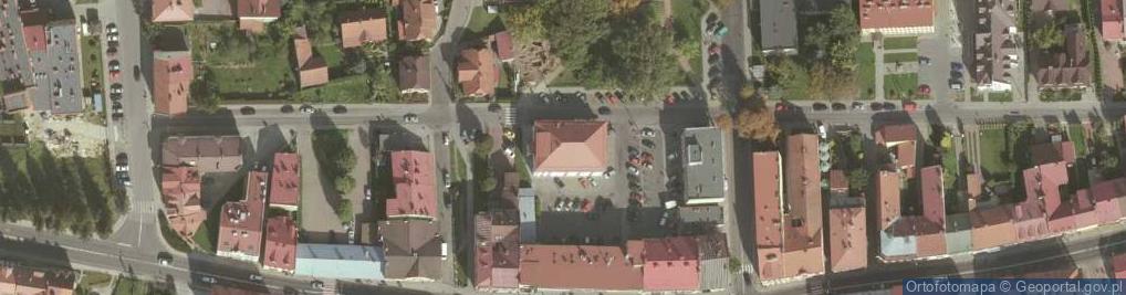Zdjęcie satelitarne Biblioteka Publiczna Gminy i Miasta Strzyżów