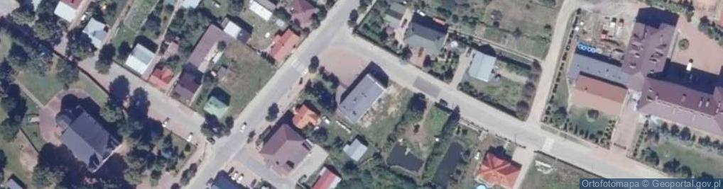 Zdjęcie satelitarne Biblioteka Publiczna Gminy Kuźnica