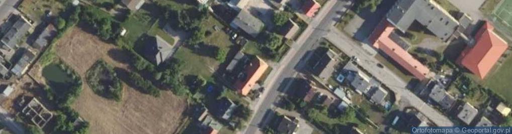 Zdjęcie satelitarne Biblioteka Publiczna Gminy Niechanowo