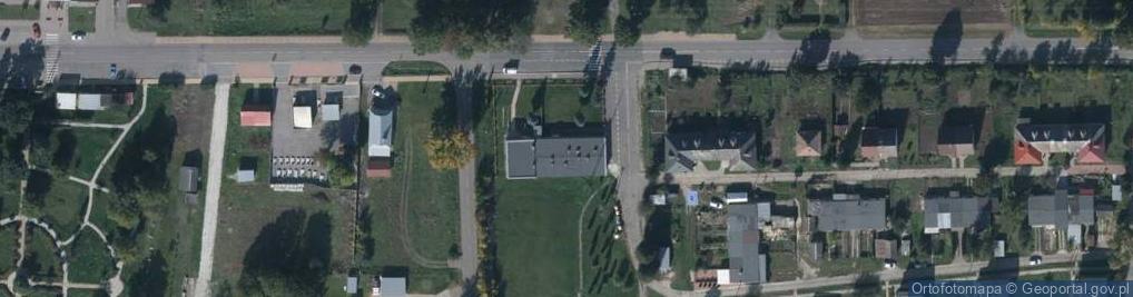 Zdjęcie satelitarne Biblioteka Publiczna Gminy Ulhówek