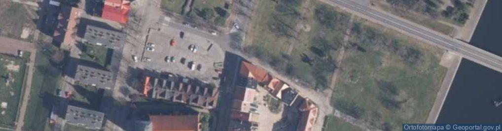 Zdjęcie satelitarne Biblioteka Publiczna Gminy Wolin