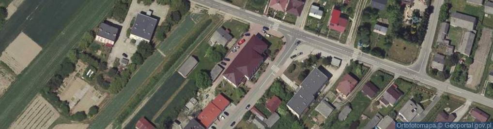 Zdjęcie satelitarne Biblioteka Publiczna Gminy Zakrzew