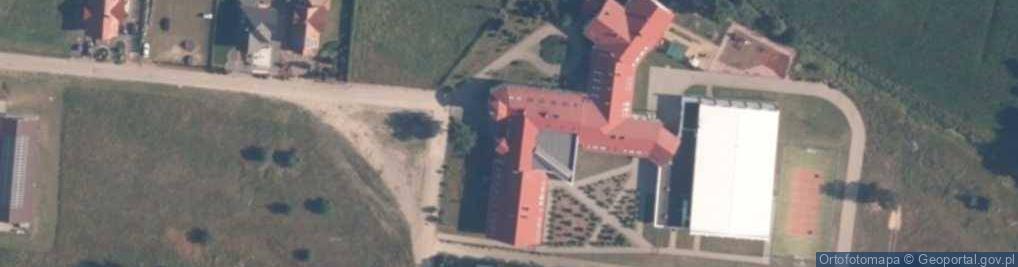 Zdjęcie satelitarne Biblioteka Publiczna Gminy Złotów IM KS DRA Bolesława Domańskieg