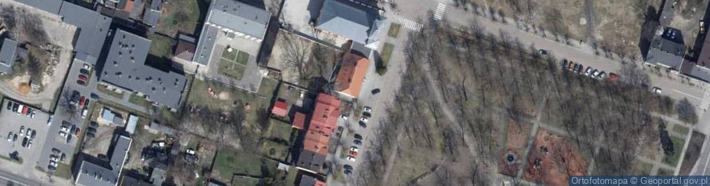 Zdjęcie satelitarne Biblioteka Publiczna im Jana Machulskiego w Aleksandrowie Łódzkim