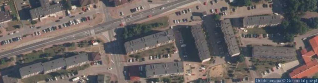 Zdjęcie satelitarne Biblioteka Publiczna Miasta i Gminy Działoszyn
