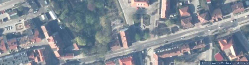 Zdjęcie satelitarne Biblioteka Publiczna Miasta i Gminy w Ornecie