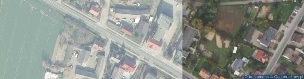 Zdjęcie satelitarne Biblioteka Publiczna Miasta i Gminy w Ostrorogu