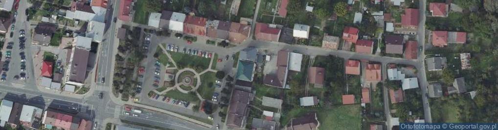 Zdjęcie satelitarne Biblioteka Publiczna Miasta i Gmniny w Kańczudze