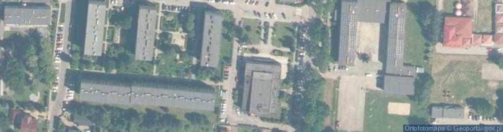 Zdjęcie satelitarne Biblioteka Publiczna Ośrodka Kultury w Brzeszczach