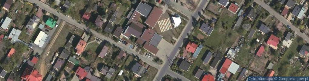 Zdjęcie satelitarne Biblioteka Publiczna w Łomiankach