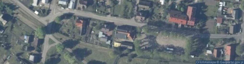Zdjęcie satelitarne Biblioteka Publiczna w Marianowie
