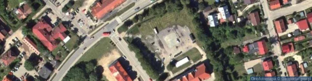 Zdjęcie satelitarne Biblioteka Publiczna w Mikołajkach