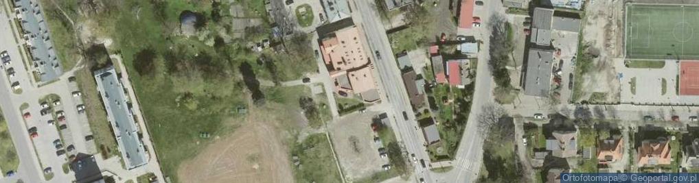 Zdjęcie satelitarne Biblioteka Publiczna w Miliczu