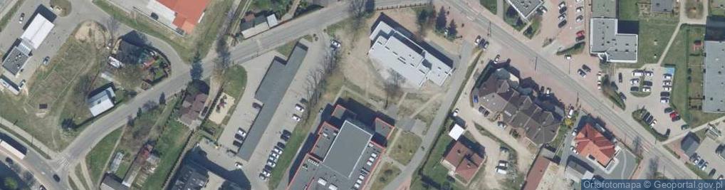 Zdjęcie satelitarne Biblioteka Publiczna w Zambrowie