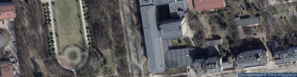 Zdjęcie satelitarne Biblioteka Uniwersytecka