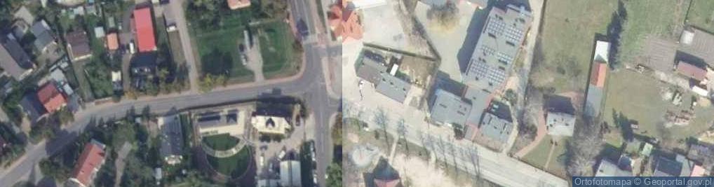 Zdjęcie satelitarne Biblioteka w Chludowie