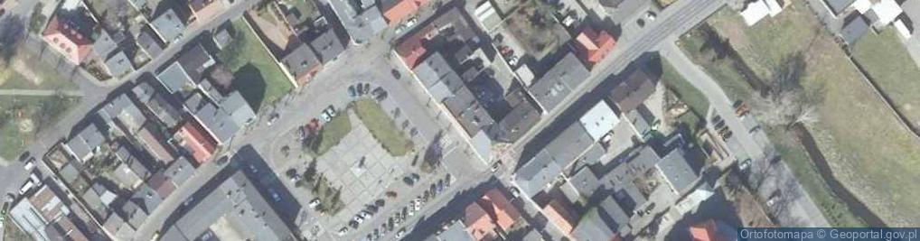Zdjęcie satelitarne Biblioteki Publiczna w Stęszewie