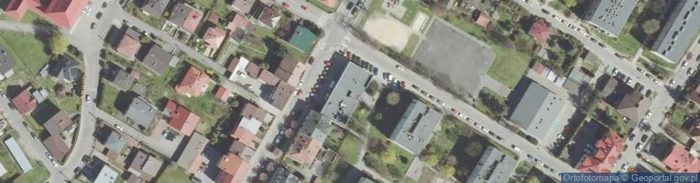 Zdjęcie satelitarne Filia Sądeckiej Biblioteki Publicznej osiedle Kochanowskiego