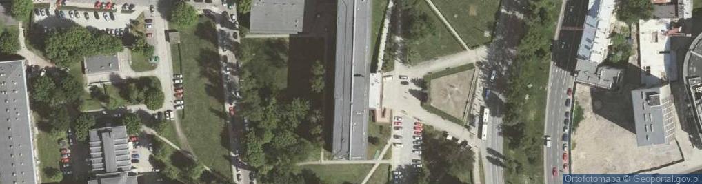 Zdjęcie satelitarne Główna Akademii Rolniczej im. Hugona Kołłątaja