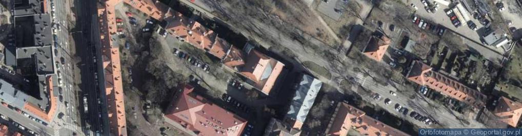 Zdjęcie satelitarne Główna Uniwersytetu Szczecińskiego
