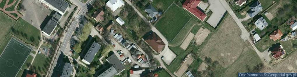 Zdjęcie satelitarne Gminna Biblioteka Publiczna im Kaspra Wojnara w Jedliczu