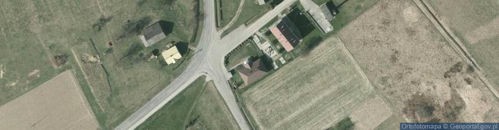 Zdjęcie satelitarne Gminna Biblioteka Publiczna w Krasiczynie, filia w Olszanach