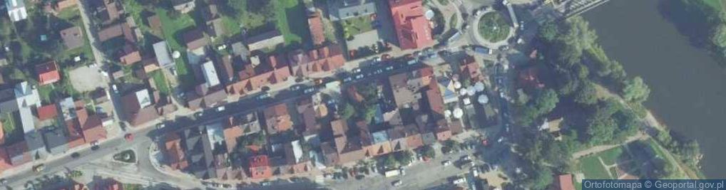 Zdjęcie satelitarne Gminna Biblioteka Publiczna w Krościenku nad Dunajcem