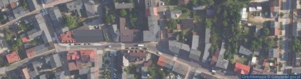 Zdjęcie satelitarne Gminna Biblioteka Publiczna w Krzepicach