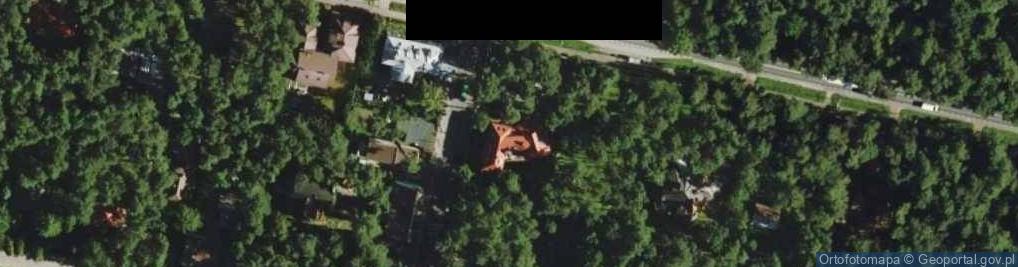 Zdjęcie satelitarne Gminna Biblioteka Publiczna w Lesznowoli z Siedzibą w Magdalence
