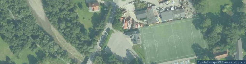 Zdjęcie satelitarne Gminna Biblioteka Publiczna w Słopnicach