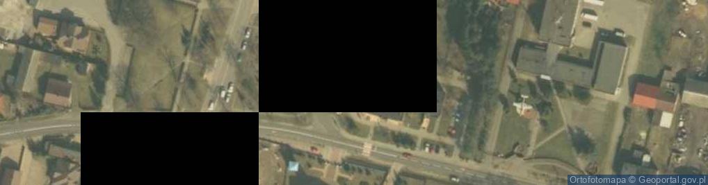 Zdjęcie satelitarne Gminna Biblioteka Publiczna w Wartkowicach