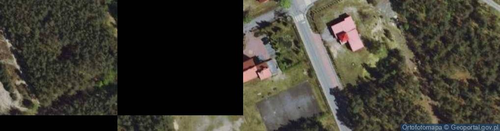 Zdjęcie satelitarne Gminna publiczna Jednorożec, filia w Parciakach