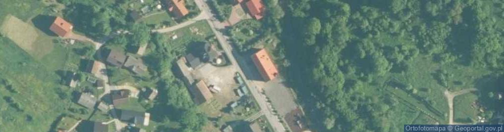 Zdjęcie satelitarne Gminna Publiczna w Budzowie, filia w Jachówce