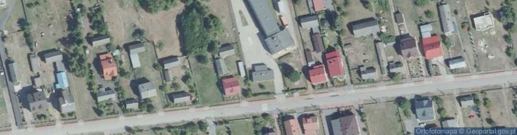 Zdjęcie satelitarne Gminna Publiczna w Mniowie - filia Zaborowice