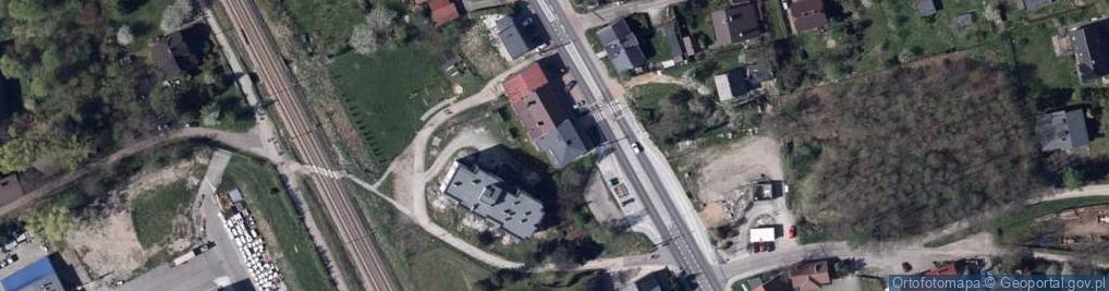 Zdjęcie satelitarne Książnica Beskidzka-Filia Mikuszowice Krakowskie