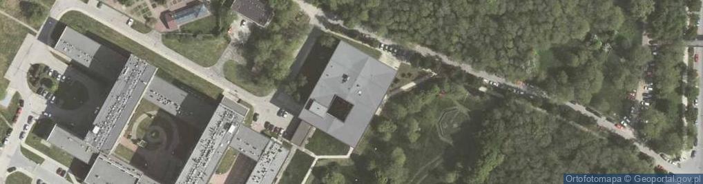Zdjęcie satelitarne Medyczna, Uniwersytetu Jagiellońskiego Collegium Medicum