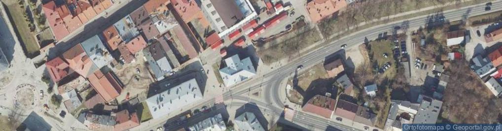 Zdjęcie satelitarne Miejska Biblioteka Publiczna im. Aleksandra Fredry