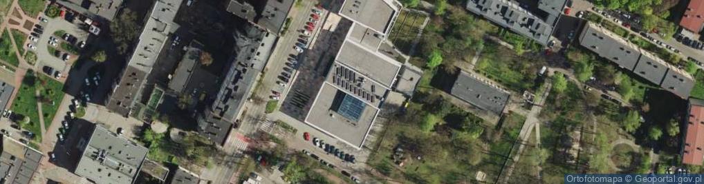 Zdjęcie satelitarne Miejska Biblioteka Publiczna IM Gustawa Daniłowskiego w Sosnowcu