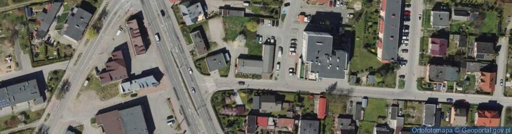 Zdjęcie satelitarne Miejska Biblioteka Publiczna im Hieronima Derdowskiego w Redzie