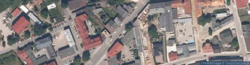 Zdjęcie satelitarne Miejska Biblioteka Publiczna im Jana Pawła II w Rawie Mazowieckiej