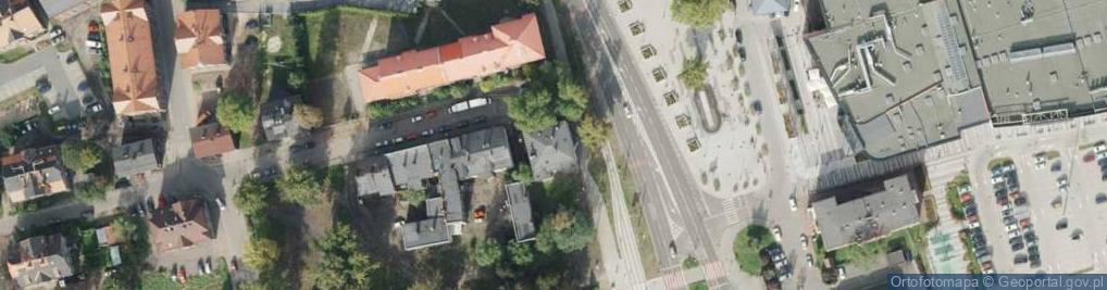 Zdjęcie satelitarne Miejska Biblioteka Publiczna im Jerzego Fusieckiego w Zabrzu