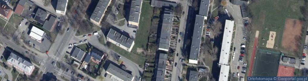 Zdjęcie satelitarne Miejska Biblioteka Publiczna im. Jerzego Szaniawskiego